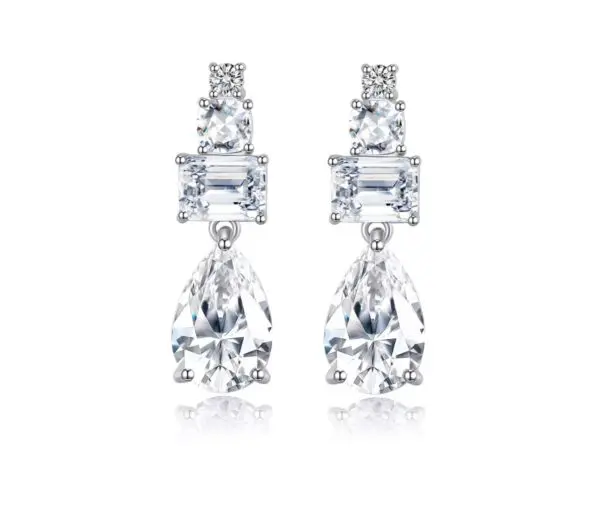 Classic CZ Drop Earrings